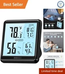 Backlit Digital Indoor Thermometer With Multiple Mounting Options For Every Room. Fixed Price $17.05.