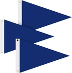 3 Pieces Nylon Pennant Flags Triangle Boat 12 X 18 Inch Blank Metal Grommet. Fixed Price $22.92.