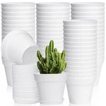 June Fox 60 Pack Small Pots Indoor 4 Inch Plastic Planter With Drainage.... Fixed Price $48.57.
