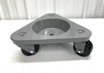 Bond 3310 Cast Iron Triangular Cup Dolly Phenolic Wheels 750 Lb Capacity. Fixed Price $139.99.