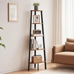 Tribesigns 5-TIER Corner Shelf, 70" Tall Rustic Bookshelf Plant Stand. Fixed Price $86.99.
