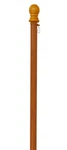 Briarwood Lane 57" Pine Wooden Flag Pole. Fixed Price $24.95.