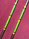 Vintage Scott Usa Sun Valley Idaho Ski Poles Leather Strap 57". Fixed Price $69.00.