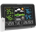 Weather Station Indoor Outdoor Thermometer Wireless With Digital Atomic Clock. Fixed Price $43.82.