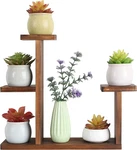 Coogou Wood Desktop Plant Stand Indoor Small Windowsill Flower Shelf Tabletop. Fixed Price $23.78.