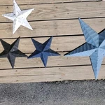 Antique Rustic Metal Barn Star Farmhouse Wall Art Decor For Indoor & Outdoor. Fixed Price $25.00.