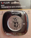 Taylor Thermometer With Hygromtere Indoor Use. #1745BK New. Fixed Price $16.99.