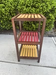 Vintage Pier 1 Imports Brazil Wood Tier Plant Stand Boho Shelf 30. Fixed Price $134.62.