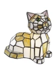 Dale Tiffany TA100859 Tiger Cat Accent Lamp, Art Glass Shade. Fixed Price $109.91.