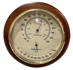Timex 8.25 Vintage Thermometer & Humidity Wood Glass Hygrometer. Fixed Price $49.95.