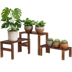 3 Tiered Wooden Plant Stand Shelf Indoor Outdoor,corner Small Flower Pot Stan.... Fixed Price $37.88.