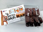 Latch 4 Piece Terracotta Brown Hooks Hangers Holds -10 Pots Nip New. Fixed Price $14.98.