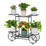 Unho Metal Stand Indoor: 6 Tier Garden Cart Flower Planter Pot Holder P.... Fixed Price $69.19.