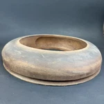 Antique Unmarked Wood Block Millinery Hatters Brim Mold Form 8 7 1/4. Fixed Price $69.99.