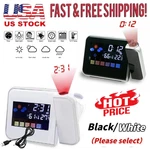 Projection Alarm Clock Weather Station Thermometer Temperature Humidity Monitor. Fixed Price $8.59.