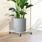 Rolling Plant Stand With Wheels - Indoor/outdoor Metal Shelf, Lockable Design. Fixed Price $28.81.