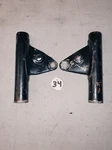1969-74 Kawasaki G3SS G3TR Fork Covers Black #44033-013-21 #44034-012-21. Fixed Price $25.00.