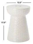 Safavieh Daphne Garden Stool, Reduced Price 2172789754 ACS4523B. Fixed Price $61.00.