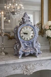 Vintage Holland Mold Lanshire Electric Mantel Clock Purple Luster Usa. Fixed Price $39.99.