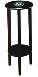 Plant Stand Espresso Finish Accent End Table Display With Mlb Team Logo Decal. Fixed Price $119.88.