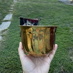 Vintage Brass Mcm Old World Farmhouse Boho Cottagecore Planter. Fixed Price $19.99.
