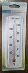 La Crosse Technology 6.5" Analog Thermometer With Key Hider. Fixed Price $8.00.