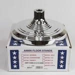 Annin Flag Floor Stand 697471 Liberty 8LB 1-1/4" Chrome W/ 1-1/8" & 1" Sleeves. Fixed Price $20.00.
