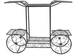 Sorbus Garden Cart Stand & Flower Pot Plant Holder Display Rack 6 Tiers. Fixed Price $55.00.