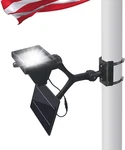 Flag Pole Light Solar Powered - 12 Brightest Led Adjustabl. Fixed Price $106.99.