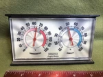 Springfield Table Top Comfort Monitor Mcm Vintage Temperature Humidity Read. Fixed Price $29.00.