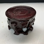Rosewood Oriental Display Stand 3.75 Wide X 2.5 High. Fixed Price $17.95.