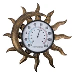 Vewogift 14" Sun-moon Outdoor Thermometer, Metal Wall &. Fixed Price $37.35.