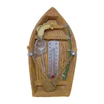 Taylor Resin Outdoor Thermometer Fishing Boat Wall Cabin Porch Decor Rustic. Fixed Price $22.99.