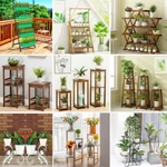 Metal/wooden Multi Tiered Plant Pot Stand Flowers Greener Indoor Outdoor Display. Fixed Price $39.92.