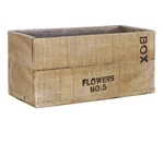 Alpine Corporation Wood-finish Square Flower Box Planter, 11" 5". Fixed Price $25.95.