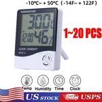 Thermometer Indoor Digital Lcd Hygrometer Temperature Humidity Alarm Clock. Fixed Price $35.69.