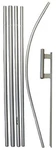 16FT Swooper Pole Super Feather Flag Kit With Ground Spike. Fixed Price $66.95.