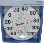 Taylor 497J Patio Thermometer With Hygrometer: 12 Inch Diameter Metal Dial. Fixed Price $38.10.