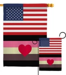 Fat Pride Garden Flag Support Small Decorative Gift Yard House Banner. Fixed Price $46.95.