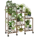Stand With Wheels For Indoor Wood Outdoor Tiered Shelf 3 Tire 7 .... Fixed Price $39.88.