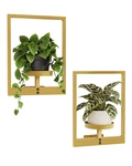 Bamworld Plant Stand Indoor Wall Decor Metal Hanger 2 Pack (patent Design). Fixed Price $32.99.