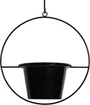 Hanging Ceiling Metal 6" Home Garden Flower Plant Pot Holder Stand Gold/black. Fixed Price $15.95.