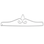 White Garden Pole Front Porch Wall Hanger For Home Flags. Fixed Price $12.95.