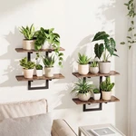 Bamworld Floating Shelves For Wall Planters Holder Decor Stand. Fixed Price $34.99.