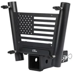 Joytutus Dual Hitch Flagpole Holder 2" Receivers Fits Trucks Suv Trailer Mount. Fixed Price $56.75.