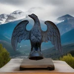 Antique American Eagle Flag Pole Topper Bronze Vintage. Fixed Price $199.00.
