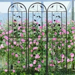 2PCS Heavy Duty Metal Garden Trellis Fence Plant Climbing Stand Antirust Border. Fixed Price $59.95.