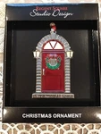 Studio Design 2023 Christmas Home Xmas Red Door Green Wreath Tree Ornamen New. Fixed Price $12.99.