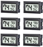 6 Pack Mini Digital Thermometer Hygrometer,indoor Temperature And Black. Fixed Price $28.88.