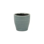 Cheungs 5782S 4DOT25 X 3DOT25 In Livia Rippled Pot Blue. Fixed Price $28.51.